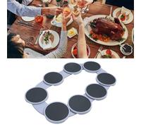 Plateau Tournant Lazy Susan, Plateau Tournant Mobile Extensible À Rotation À 360 °, Aucune Alimentation Nécessaire, Convient Aux Tables Rectangulaires, Adapté Aux Fêtes Et Aux Rassemblements