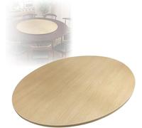 Plateau Tournant Lazy Susan pour Table à Manger Ronde, Grand Plateau Rotatif De 50 à 70 Cm avec Roulements Silencieux, Plaque Rotative, Plateau Pivotant en Bois, Assiette Pivot, G, 100cm-39in