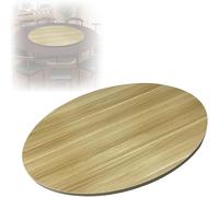 Plateau Tournant Lazy Susan pour Table à Manger Ronde, Grand Plateau Rotatif De 50 à 70 Cm avec Roulements Silencieux, Plaque Rotative, Plateau Pivotant en Bois, Assiette Pivot, G, 90cm-36in