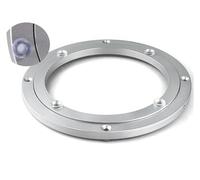 Plateau Tournant Lazy Susan Smooth 360 Base pivotante rotative, roulement de plateau tournant circulaire en métal aluminium(6 inches (150mm))