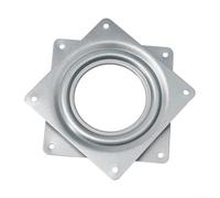 Plateau tournant pivotant à 360 degrés en métal robuste avec base ronde, pour chaise de bureau, tabouret de bar, fonctionnement fluide, 5,1 à 10,2 cm (7,6 cm)