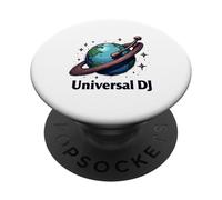 Plateau tournant planète Dessin animé avec Stylet orbite comme Un DJ PopSockets PopGrip Adhésif