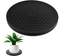 Plateau Tournant, Plateau Rond Rotatif 360° Multifonction, Support Plaque Tournant, Avec Roulement À Billes En Acier, Pour Tv, Enceintes, Ecrans, Plantes, Modelisme, 25 Cm