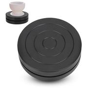 Plateau Tournant Poterie, Outil de Sculpture en Poterie en Céramique,Plateau Tournant ø 11,5cm, Tour de Potier Roue de Rotation Table Pivotante Poteries Double Face en Plastique pour Enfant Poteries
