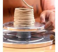 Plateau tournant pour artistes, poterie avec rotation double face facile à utiliser pour une créativité accrue (25 cm (moins de 15 cm)