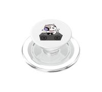 Plateau tournant pour Chat DJ Musical Chaton Amusant PopSockets PopGrip pour MagSafe