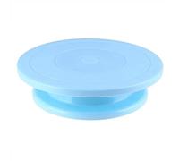 Plateau tournant pour gâteau, support rotatif de 28 cm, kit de décoration de gâteau pour décorations de gâteaux, pâtisseries, cupcakes (bleu)