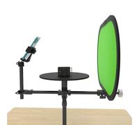 Plateau tournant pour la Photographie à 360°, Plateforme de caméra rotative de 30 cm avec Double roulement, Plateforme vidéo rotative Portable, Compatible avec de Nombreux appareils