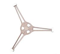 Plateau tournant pour micro-ondes avec support à rouleau triangulaire, matériau PPC résistant à la chaleur, compatible avec plaque en verre de 24,5 cm pour différentes marques de fours à micro-ondes