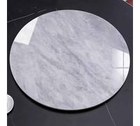 Plateau tournant pour table de salle à manger, plateau de service rond en pierre frittée Lazy Susan avec design rotatif, idéal pour centre de table et service facile