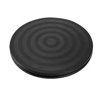 Plateau tournant pratique pour sculpture en argile - 20 cm - Noir - Rond - Bonsaï rotatif à 360° - Aiguille de roue de poterie pour sculpture