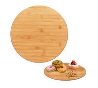 Plateau tournant - Relaxdays - 10044704 - Bambou - Antidérapant - 360 degrés