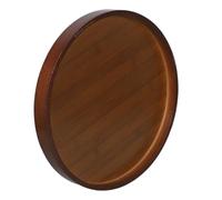 Plateau Tournant Rond en Bambou et Fer, Simple Couche, Style Vintage | Étude et Maison, Rangement et Service sur Table, Forme Circulaire, Usage Décoratif Intérieur
