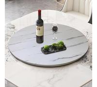 Plateau tournant rond en bois - 50-100 cm Plateau de service rotatif pour restaurant, hôtel, cuisine et maison - Parfait pour recevoir et servir des aliments