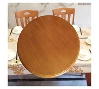 Plateau tournant rond en bois de 61 cm pour table de salle à manger, centre de table, design en teck multicolore, parfait pour la cuisine et le divertissement