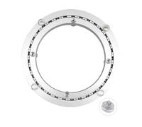 Plateau Tournant TV Silencieux,30cm Plaque Rotative Grand, Heavy Duty Mecanisme Plateau Tournant Table Lisse en Alliage D'aluminium pour D'affichages Meubles Service Show