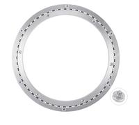 Plateau Tournant TV Silencieux,40cm Plaque Rotative Grand, Heavy Duty Mecanisme Plateau Tournant Table Lisse en Alliage D'aluminium pour D'affichages Meubles Service Show