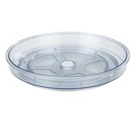 Plateau tournant Victoria, Plateau tournant Ø 24 pour la Cuisine, la Table à Manger ou Le réfrigérateur, en Plastique, Transparent