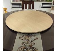 SAGIDAR Plateau Tournante Rond, Plateau Rotatif en Bois Massif, 360° Rotation Plateau De Service, Ø 50cm-100cm, Assiette De Service Rotative Ronde, pour Les Dîners De Famille Et Les Fêtes