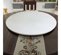 SAGIDAR Plateau Tournante Rond, Plateau Rotatif en Bois Massif, 360° Rotation Plateau De Service, Ø 50cm-100cm, Assiette De Service Rotative Ronde, pour Les Dîners De Famille Et Les Fêtes