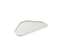 Plateau trapazoadal en Polyester gris granit L 480 mm l 340 mm