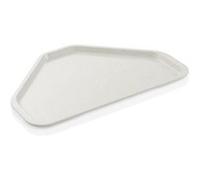 Plateau trapézoïdal en Polyester gris granit L 480 mm l 340 mm Was Germany Gris G