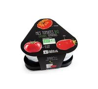 Plateau triop pots zinc tomates