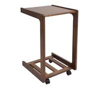 Plateau TV pivotant à 360°, petits espaces, tables d'appoint avec roulettes pour canapé, lit, chaise, ordinateur portable, café, collation, chambre à coucher, salon