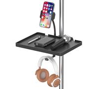 Plateau universel pour micro, support de micro réglable à pince sur étagère utilitaire, plateau de pupitre pour partitions de musique, diffusion en direct, karaoké, enregistrement, accessoires de