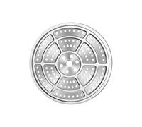 Plateau vapeur robuste en acier inoxydable 304 avec répartition uniforme de la chaleur, compatible avec les autocuiseurs et marmites (23,7 cm)