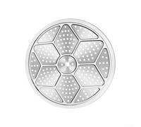 Plateau vapeur rond en acier inoxydable 304 avec bords lisses, résistant à la chaleur et compatible avec les autocuiseurs, marmites et poêles (29 cm)