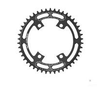 Plateau Vélo 46T 110BCD 4 Bras Narrow Wide | Compatibilité 110BCD, profil narrow-wide, réduction pour chute pour chaîne, aluminium usiné, pour route et VTT(Round 46T)