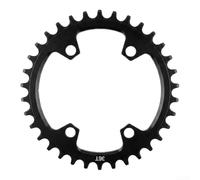 Plateau Vélo 96BCD 34T Découpes Creuses pour Gain Poids | Compatible M5100, MT510, M4100, aluminium , montage simple, standard 96BCD universel(36T)