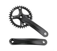 Plateau Vélo Alu 104BCD 32T pour VTT 8-11 Vitesses | Design ultra-léger 510g, améliore l'agilité, réduit la fatigue, parfait pour les longues sorties pour trail et endurance(34T)