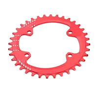 Plateau Vélo BCD 96mm, 36 dents rouge haute précision Anneau Unique for cyclistes route VTT compétition loisir
