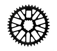 Plateau Vélo Narrow Wide 44T pour Terrain Accidenté MTB | CNC usiné, aluminium 6061-T6 léger, design narrow-wide, montage 3 , finition mate noire(Black 48T)