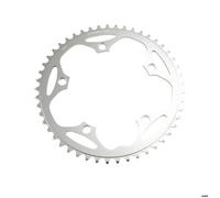 Plateau vélo - STRONGLIGHT - 52 dents - Diamètre 130 mm - Couleur argent - Aluminium adaptable