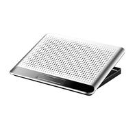 Plateau Ventilé pour Ordinateur Portable,Base Surélevée Réglable Refroidissement,Ventilateur Silencieux en D'Aluminium Portable - pour Clavier, Téléphone, Tablette, Bureau Et Maison