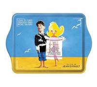 Plateau vide poche métallique gendarme BLEU G