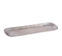 Plateau Vintage pour Bougies, décoratif, Hedye, argenté, 30 cm
