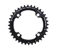 PLATEAU VTT 4BRA D.104 POUR SHIMANO STRONGLIGHT DOUBLE 36DTS EXTERIEUR NOIR