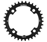 PLATEAU VTT 4BRA D.104 POUR SUNRACE 34DTS MONO NOIR ALU COMPATIBLE AUTRES