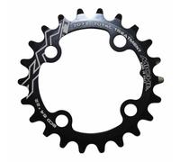 Plateau vtt 4bra d.64 miche 22dts interieur triple-double noir