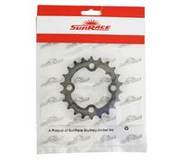 PLATEAU VTT 4BRA D.64 POUR SUNRACE 22DTS TRIPLE INTERIEUR NOIR ALU COMPATIBLE