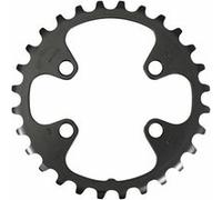 Plateau VTT origine intérieur Shimano 4BRA DEORE M6000 10V. Noir 10 vitesses 64 mm/28T