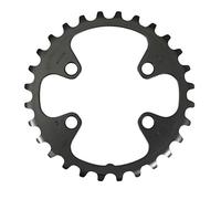 Plateau Vtt 4bra Double 28dts Shimano Deore M6000 Int 10v - Noir Multicolore