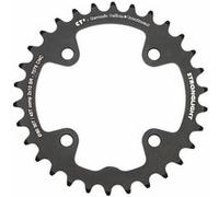 Plateau vtt 4bra double 30dts d.80 2x10 interieur noir ct2 stronglight 10v. non filete - epaisseur 3.5mm (x9-x7-x0-xx) G