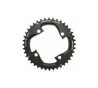 Plateau vtt 4bra double 40dts d.104 2x10 exterieur 10v. shimano xt m785 non filete - epaisseur 5mm Noir