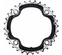 Plateau vtt 4bra triple 32dts shimano xt m780 10v. noir G