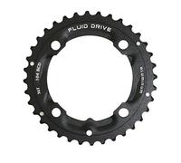 Plateau vtt 4bra d.104 pour sunrace 36dts triple milieu-exterieur noir alu compa